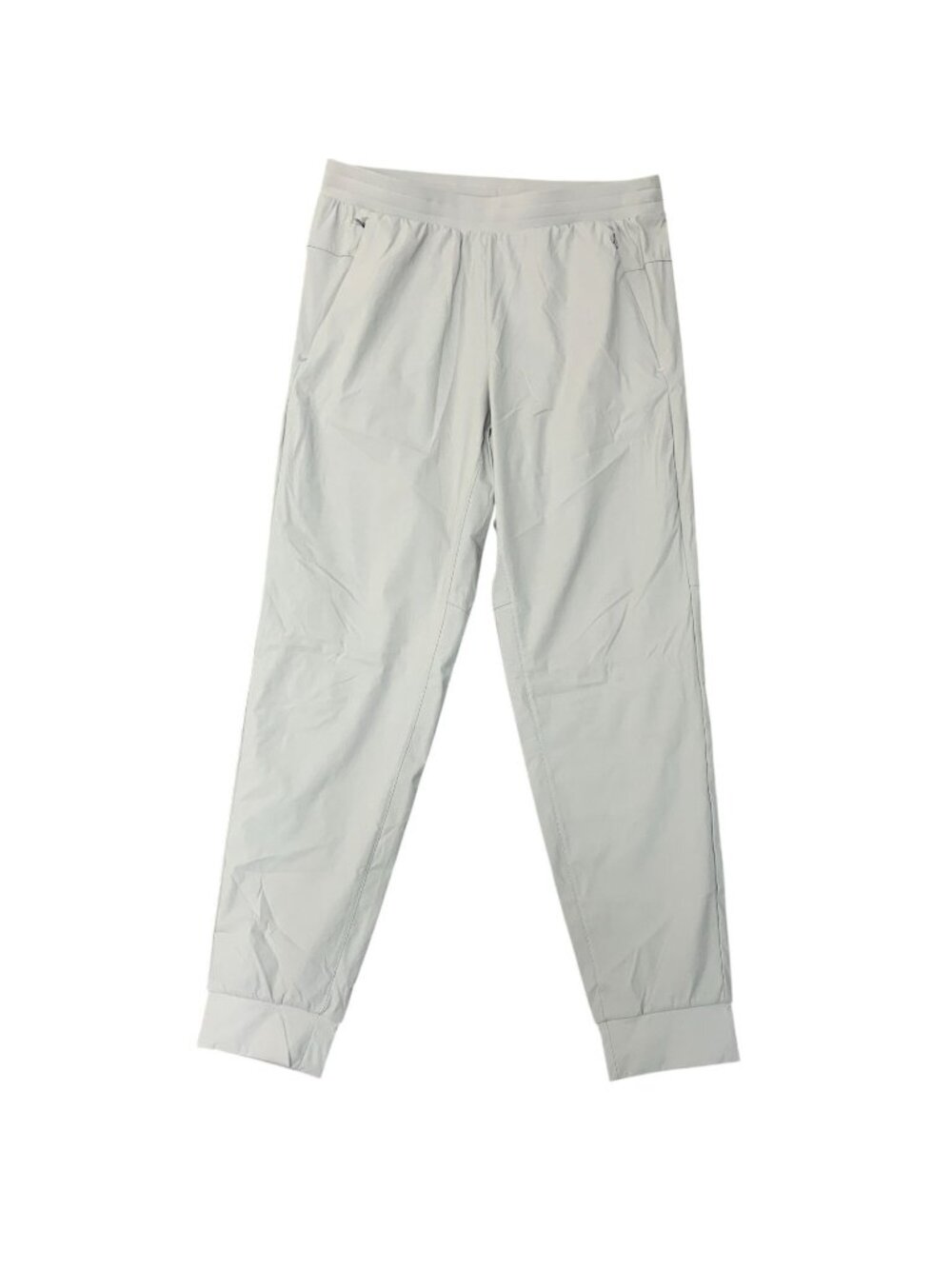NWOT Soybu Men's M Gray Track Woven Jogger Pants Nylon/Spandex Blend